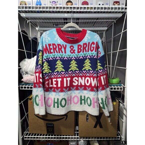33 Degrees Womens Christmas Sweater Sz Small - Picture 2 of 8